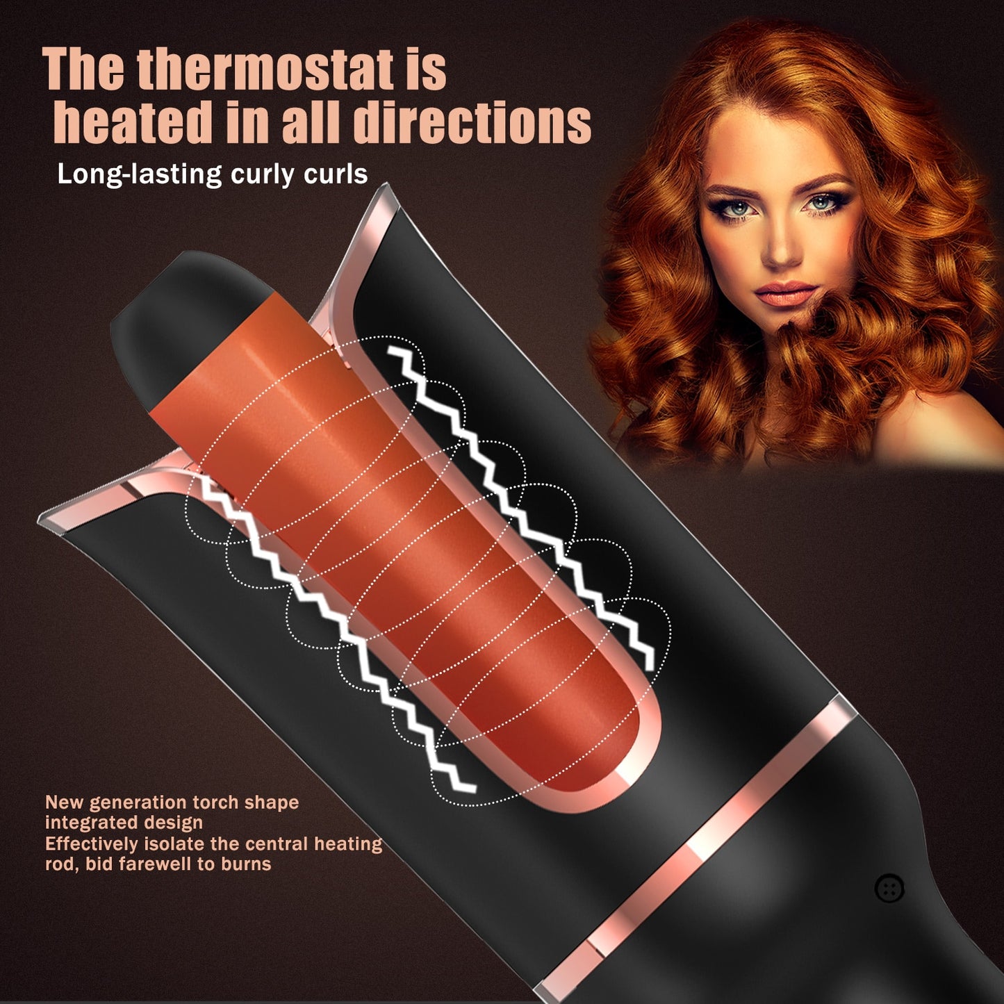 Auto-Rotate Hair Curler