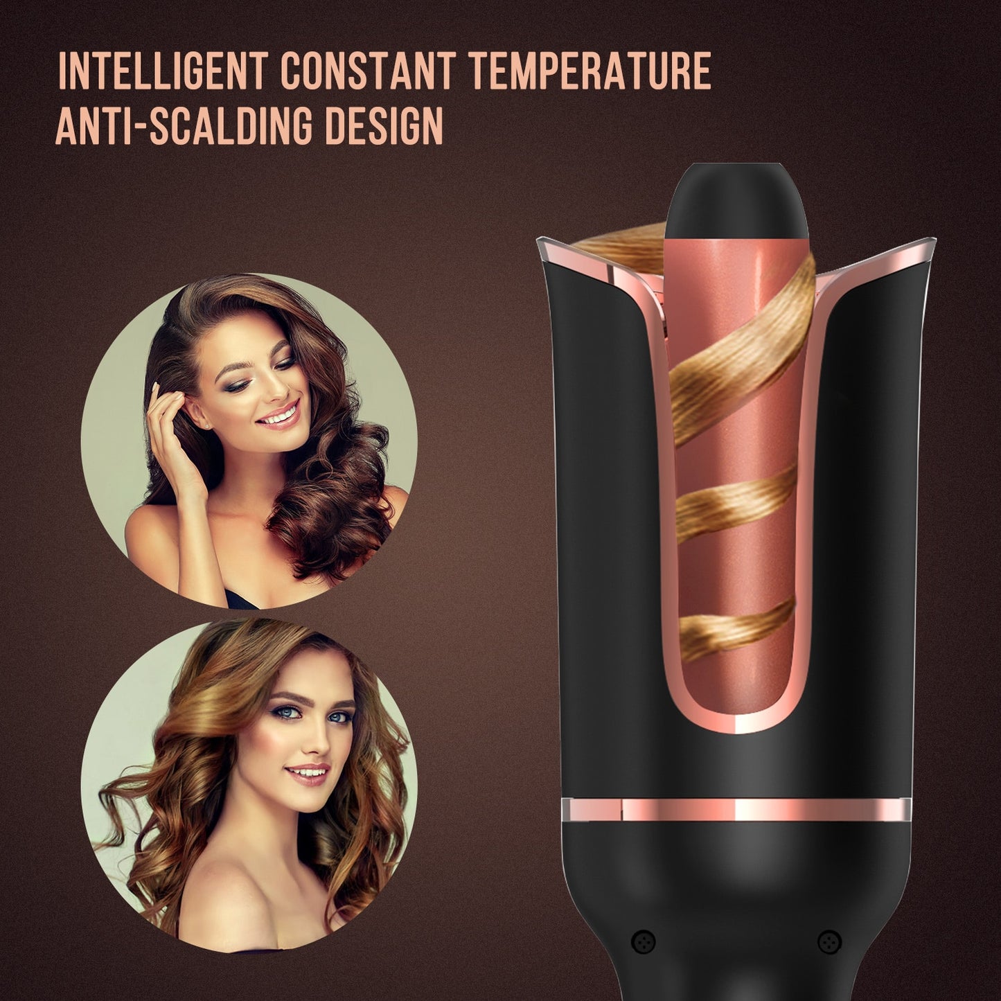 Auto-Rotate Hair Curler